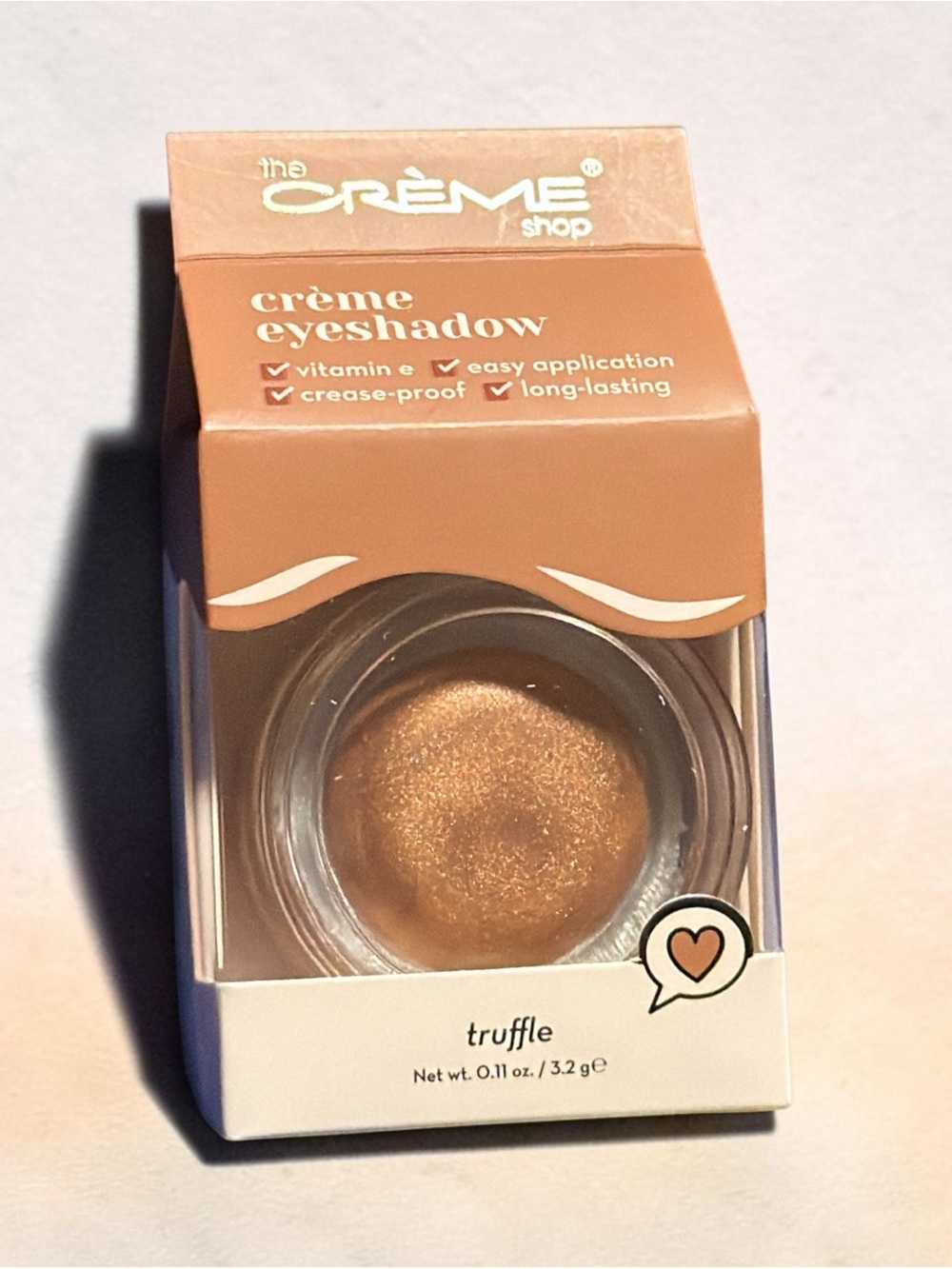 The Crème Shop Creme Eyeshadow in Truffle